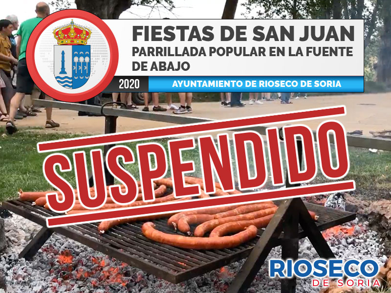 Fiestas de San Juan Parrillada Suspendida